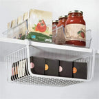 Under-Shelf Storage Basket – Space-Saving Shelf Organizer (2-Pack)