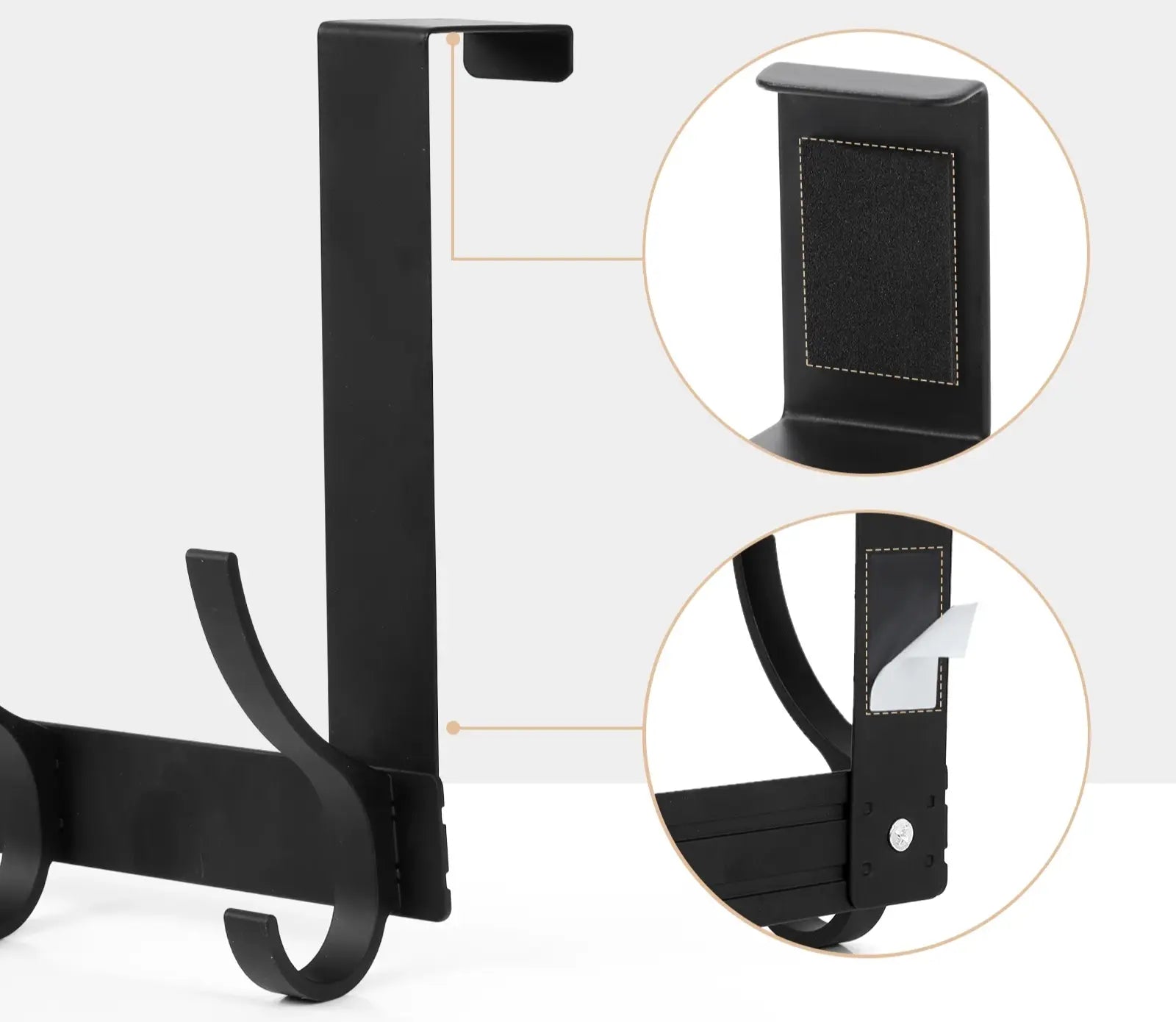 Over-the-Door Hook Rack – No-Drill Hanging Organizer (10 Hooks)