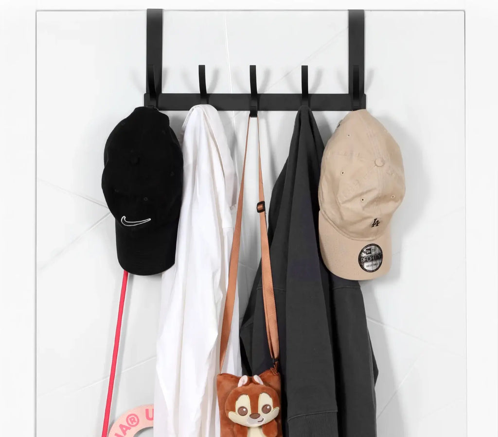 Over-the-Door Hook Rack – No-Drill Hanging Organizer (10 Hooks)