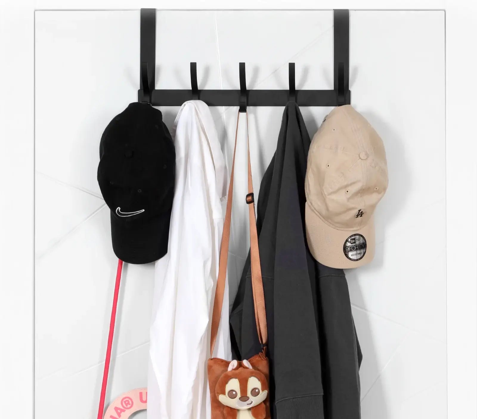 Over-the-Door Hook Rack – No-Drill Hanging Organizer (10 Hooks)