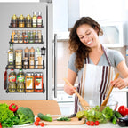 Magnetic Spice Rack – Space-Saving Fridge Organizer (4-Pack)